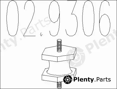 MTS 02.9306 — Rubber Buffer, muffler