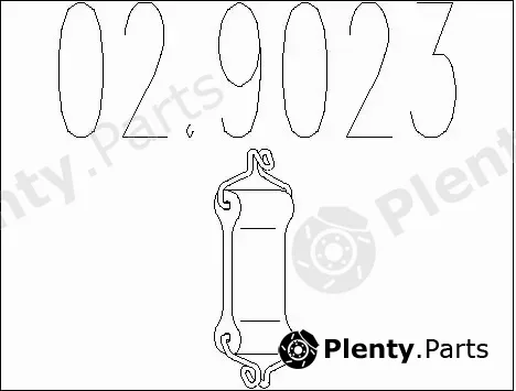MTS 02.9023 — Rubber Buffer, muffler