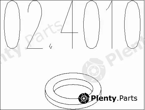 MTS 02.4010 — Seal Ring, exhaust pipe