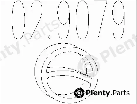 MTS 02.9079 — Rubber Buffer, muffler