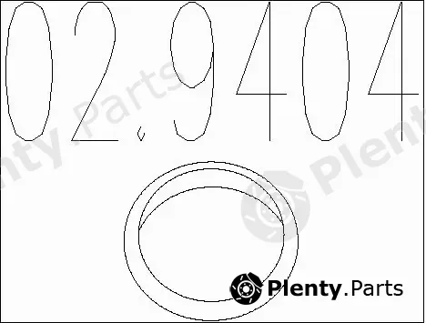 MTS 02.9404 — Seal Ring, exhaust pipe