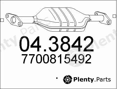 MTS 04.3842 — Catalytic Converter
