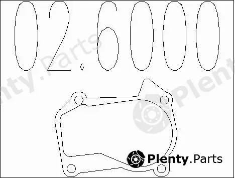 MTS 02.6000 — Gasket, exhaust pipe