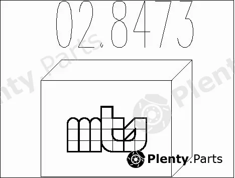MTS 02.8473 — Mounting Kit, muffler