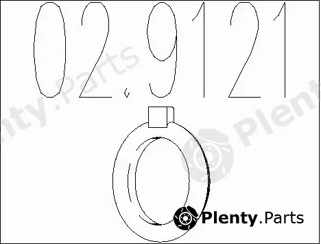 MTS 02.9121 — Rubber Buffer, muffler