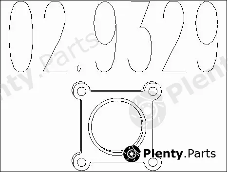 MTS 02.9329 — Gasket, exhaust pipe