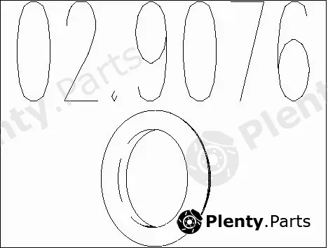 MTS 02.9076 — Rubber Buffer, muffler