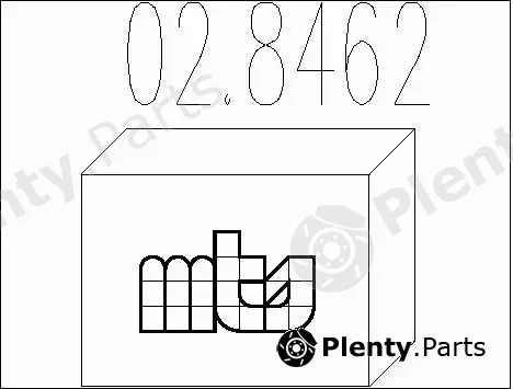 MTS 02.8462 — Mounting Kit, muffler