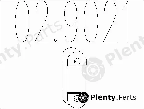 MTS 02.9021 — Rubber Buffer, muffler