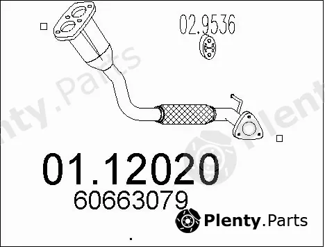 MTS 01.12020 — Exhaust Pipe