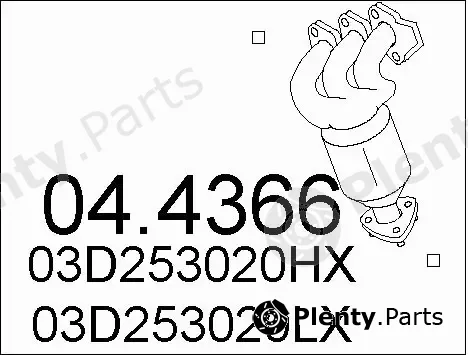 MTS 04.4366 — Catalytic Converter