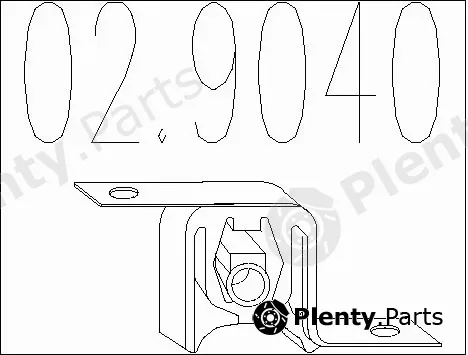 MTS 02.9040 — Rubber Buffer, muffler