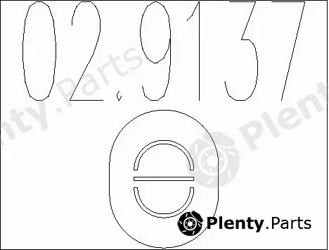MTS 02.9137 — Rubber Buffer, muffler