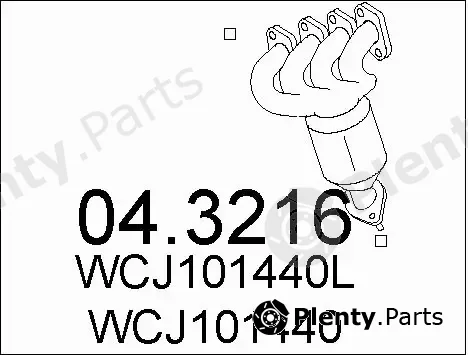 MTS 04.3216 — Catalytic Converter