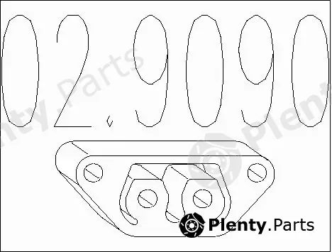 MTS 02.9090 — Rubber Buffer, muffler
