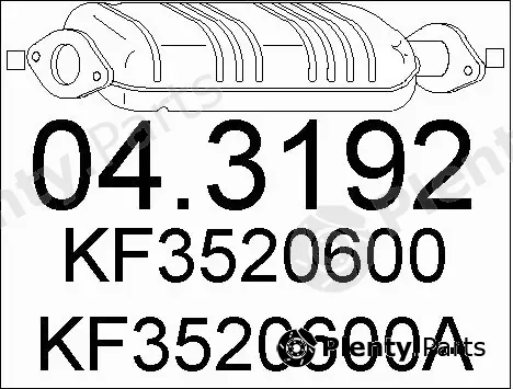 MTS 04.3192 — Catalytic Converter