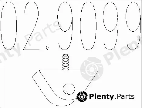 MTS 02.9099 — Rubber Buffer, muffler