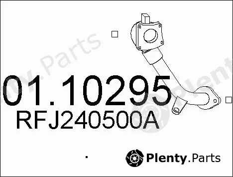 MTS 01.10295 — Exhaust Pipe