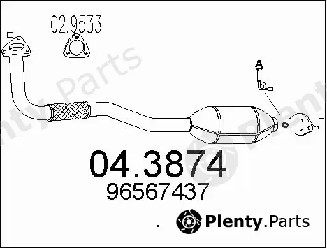 MTS 04.3874 — Catalytic Converter
