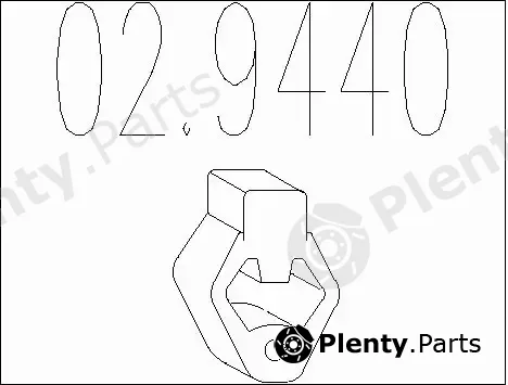 MTS 02.9440 — Rubber Buffer, muffler
