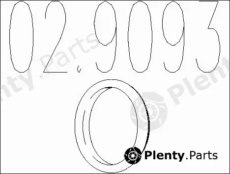 MTS 02.9093 — Rubber Buffer, muffler