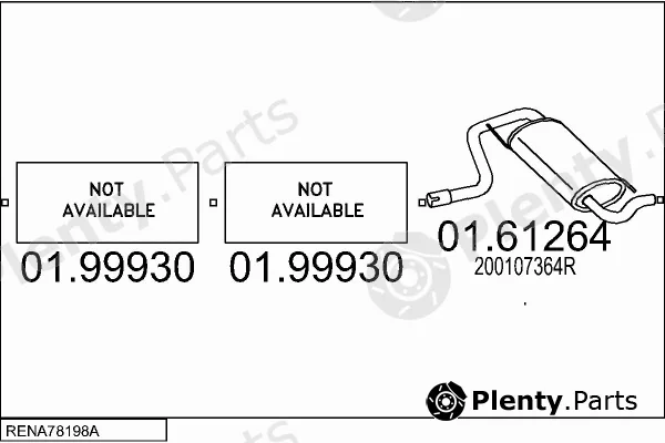MTS RENA78198A123263 — Exhaust System