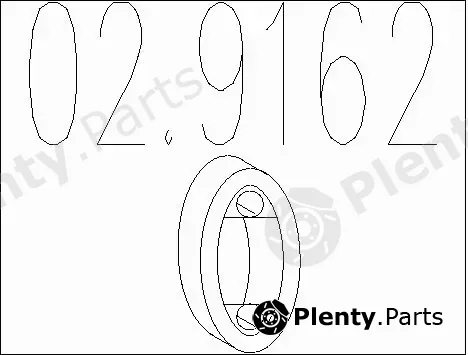 MTS 02.9162 — Rubber Buffer, muffler