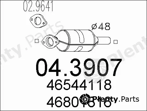 MTS 04.3907 — Catalytic Converter