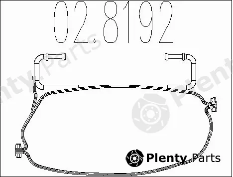 MTS 02.8192 — Pipe Connector, exhaust system