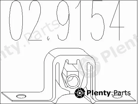 MTS 02.9154 — Rubber Buffer, muffler