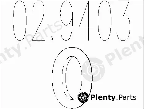 MTS 02.9403 — Seal Ring, exhaust pipe