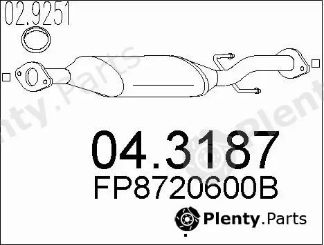MTS 04.3187 — Catalytic Converter
