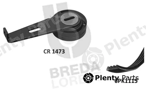 Breda Lorett KCA0002 — V-Ribbed Belt Set