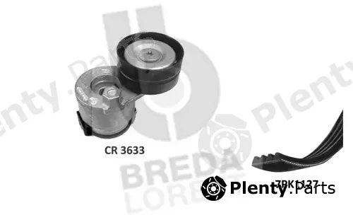 Breda Lorett KCA0043 — V-Ribbed Belt Set