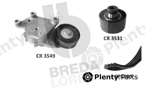 Breda Lorett KCA0030 — V-Ribbed Belt Set