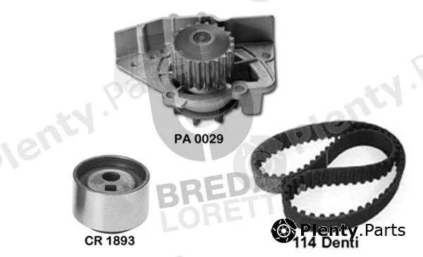 Breda Lorett KPA0122A — Water Pump & Timing Belt Kit