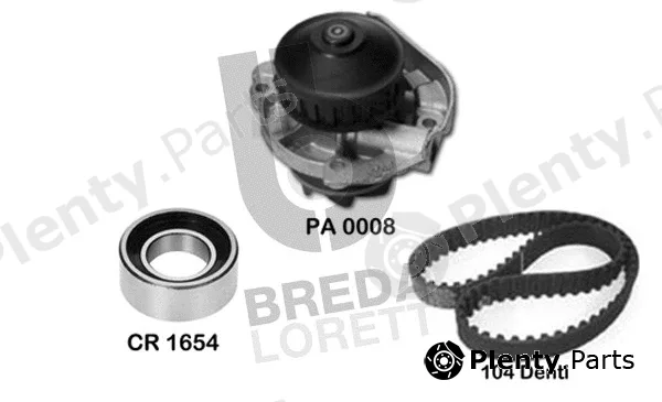Breda Lorett KPA0711A — Water Pump & Timing Belt Kit