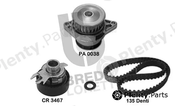 Breda Lorett KPA0654A — Water Pump & Timing Belt Kit