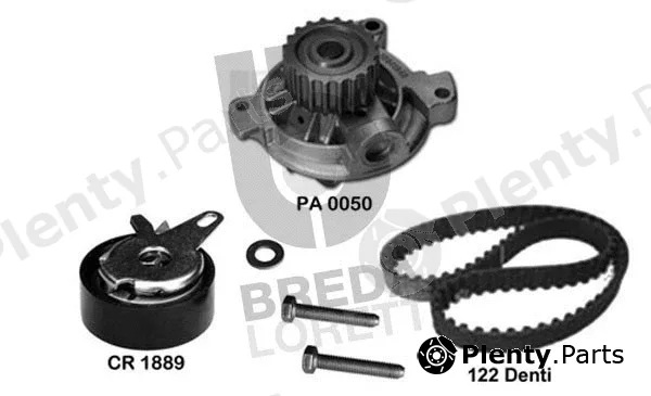 Breda Lorett KPA0720A — Water Pump & Timing Belt Kit