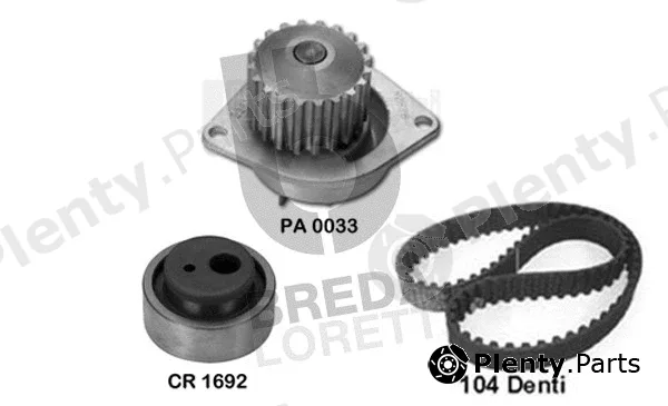 Breda Lorett KPA0107B — Water Pump & Timing Belt Kit