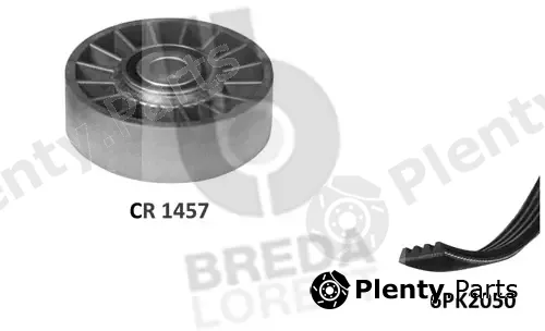 Breda Lorett KCA0003 — V-Ribbed Belt Set