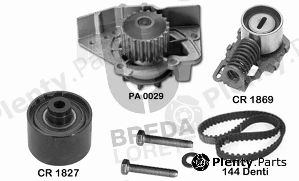 Breda Lorett KPA0124A — Water Pump & Timing Belt Kit