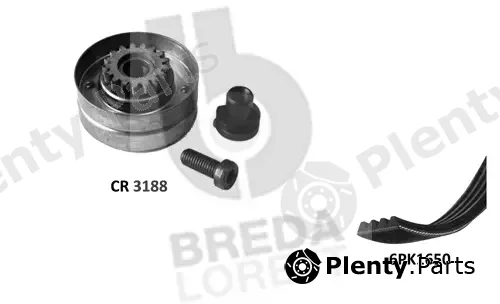 Breda Lorett KCA0062 — V-Ribbed Belt Set