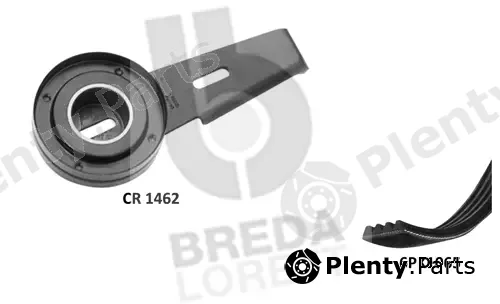 Breda Lorett KCA0052 — V-Ribbed Belt Set