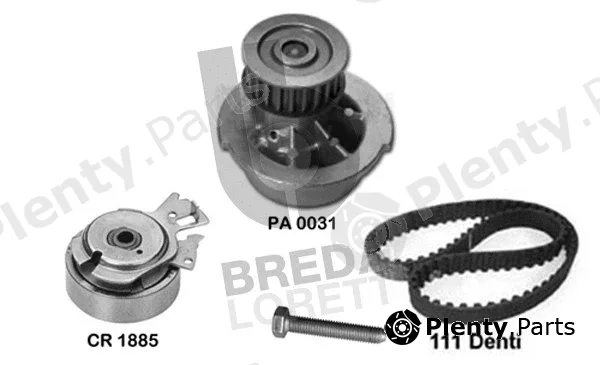 Breda Lorett KPA0019D — Water Pump & Timing Belt Kit