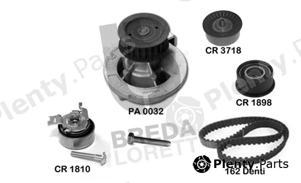 Breda Lorett KPA0718B — Water Pump & Timing Belt Kit