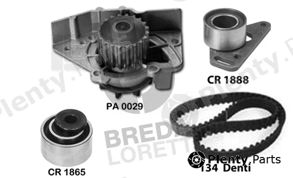 Breda Lorett KPA0115A — Water Pump & Timing Belt Kit
