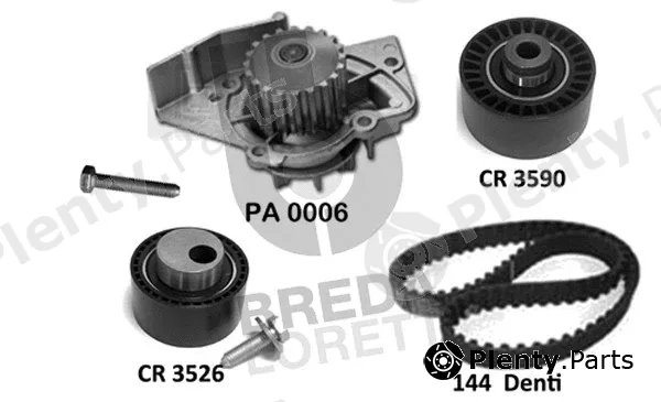 Breda Lorett KPA0785A — Water Pump & Timing Belt Kit