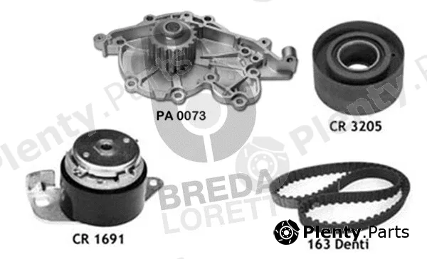 Breda Lorett KPA0398A — Water Pump & Timing Belt Kit