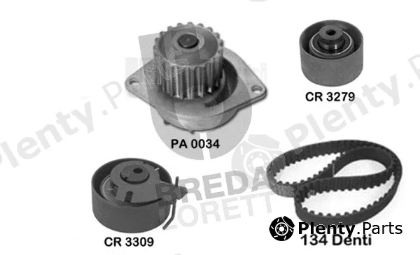 Breda Lorett KPA0079A — Water Pump & Timing Belt Kit